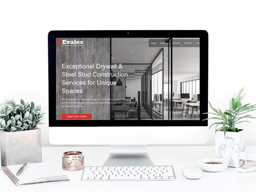 Evalex Contracting website